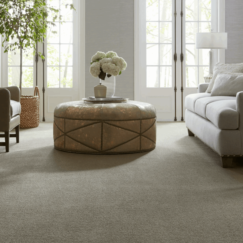 modern home with clean carpet