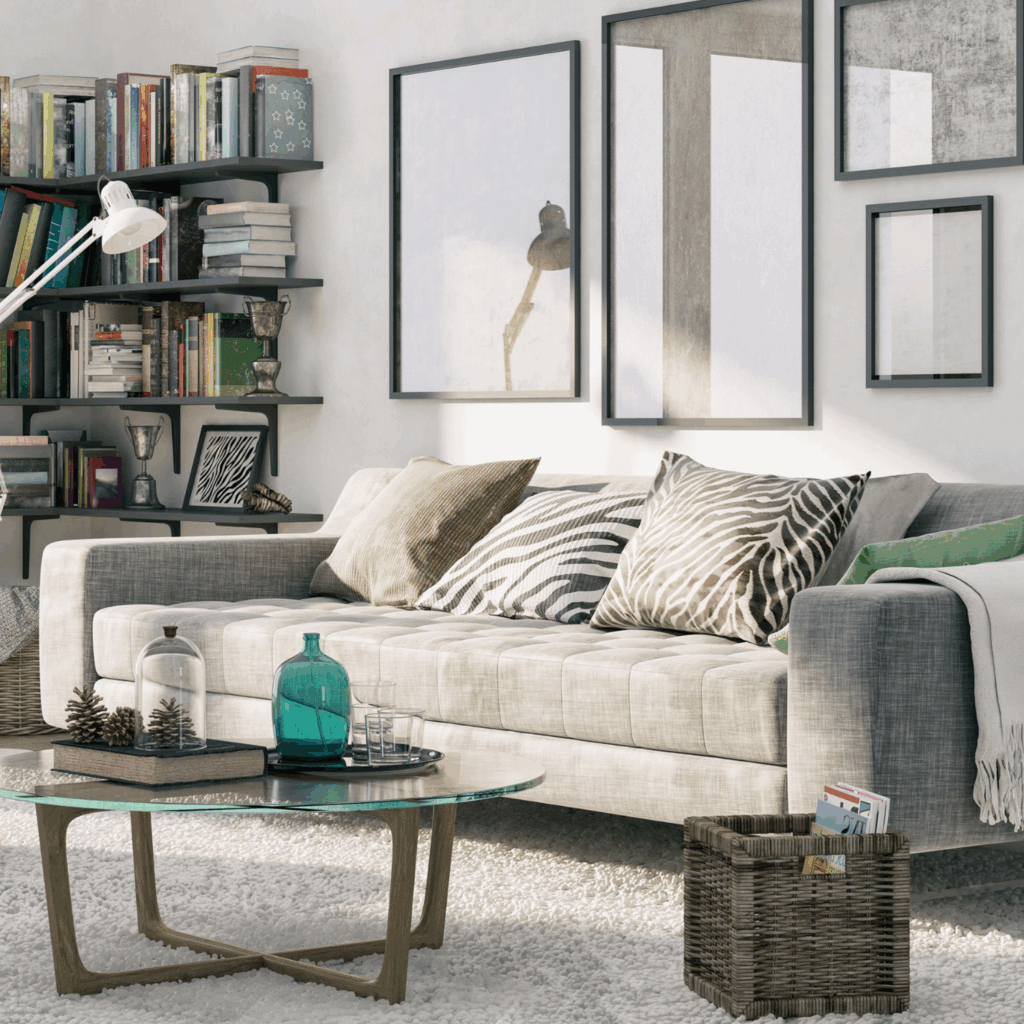 6 modern home with clean carpet