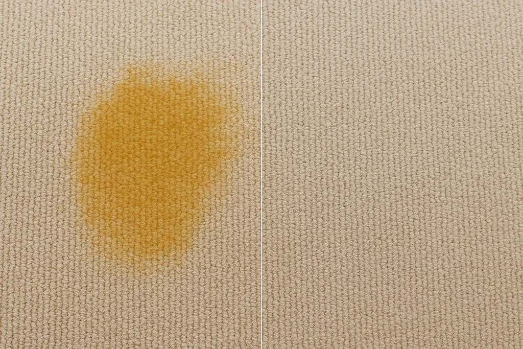 odor & stain removal on carpet